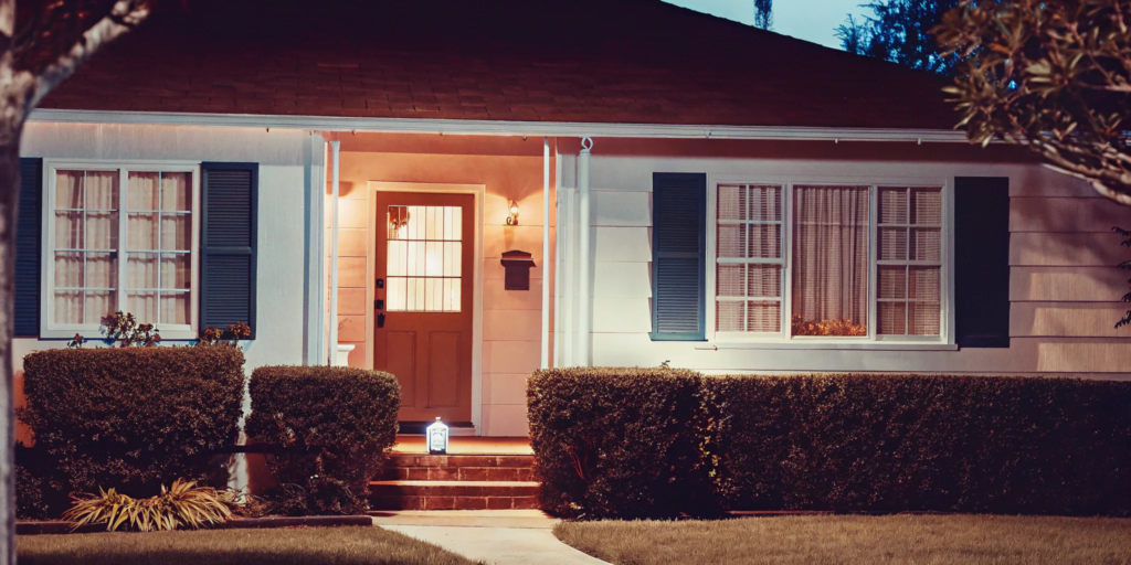 A house with excellent curb appeal, a key part of the best way for a landlord to sell.