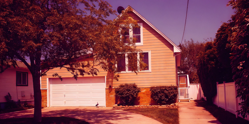 A yellow house in Cicero being sold as is.