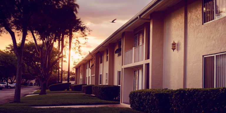 Modern condo building exterior and the best way to sell a condo for cash.