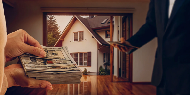 A homeowner receives cash for their house, an offer with no closing costs.