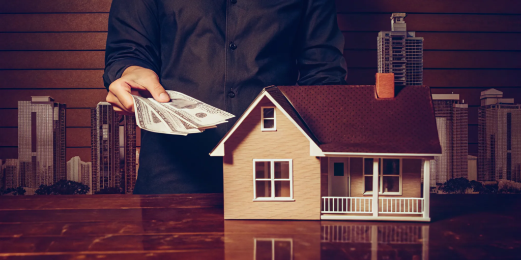 Man getting cash for his house sold as-is without any repairs.